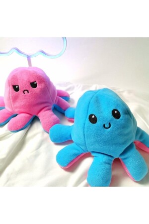 Mood Changing Octopus Pillow Blue-Pink - Pamela Home