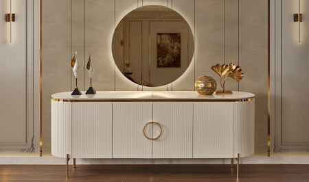 Mood Ecru Gold Console - Cadde Yıldız