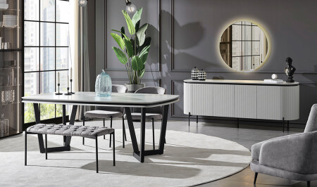 Mood Gray Dining Room - Cadde Yıldız