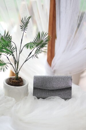 كيس الكتف الصغير من الفضة البلاتينية للنساء - Moom Bag