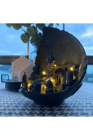 Moon City Fairy LED Decorative Object Diorama Moon City Decor - Root Made