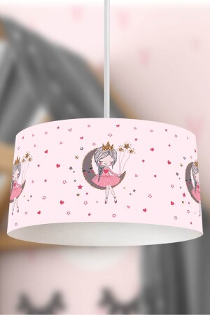 Moon Girl Powder Child Pendant Lamp Chandelier - Rivaistanbul