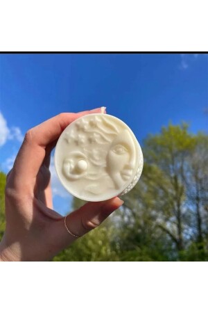 moon sun round soy candle - Fgroans