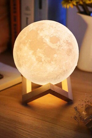 Moonlight Decorative Night Moon Lamp - 15 Cm - Sanat Sepet İşleri
