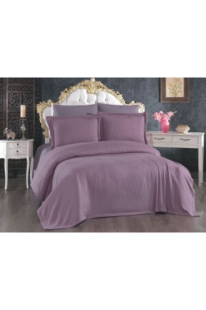 Mor %100 Organik Pamuk 6 Parça Pike Seti piketakımı - Homeart