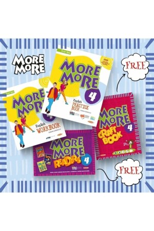 More More 4. Class English Practice And Workbook Story Set 2022 MMKLKIO8JJ78 - Kurmay Elt Yayınları