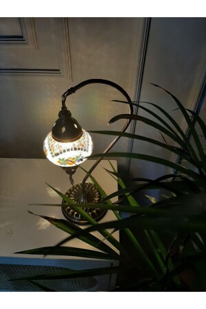 Mosaic Lamp Gooseneck Authentic Bohemian Lampshade DEZNO2141 - DezHome