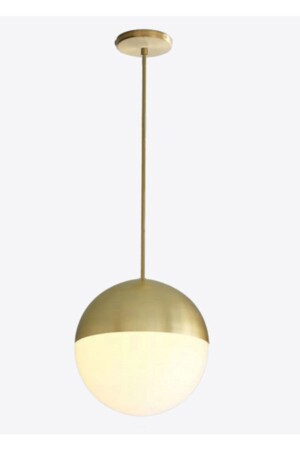 Moss 20 Cm - Living Room Single Pendant Chandelier (matte Gold) Mossbüyük - ekiLamp