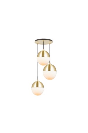 Moss 3-Piece Hall, Living Room, Bedroom Pendant Lamp Chandelier (matt Gold) mossmat3 - ekiLamp