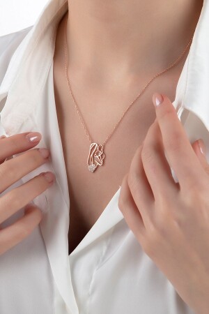 Mother Baby 925 Sterling Silver Necklace Ads1330 - Else Silver