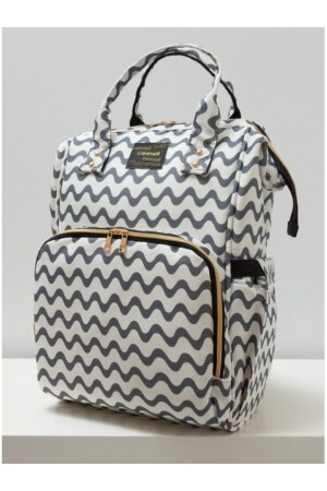 Mother-Baby Care Backpack Biberen Waterproof with Thermos - Caramell