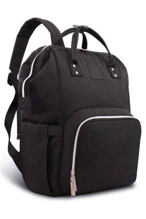 Mother Baby Care Backpack Sequined Thermos Waterproof Stroller with Hanger Apparatus Black - Mother Bag Store