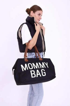 Mother Baby Care Suitcase Model Shoulder and Handle Bag - Thermal Feeding Bottle Compartment - Waterproof Fabric - Mommy Bag - Papyon Baby Kids