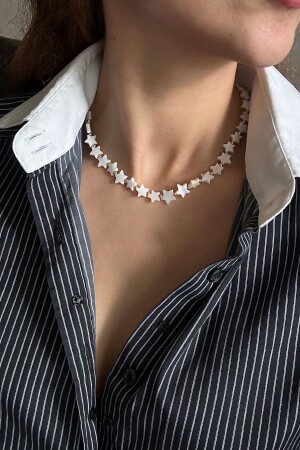 Mother of Pearl Star Bead Necklace TYC00815495075 - New Obsessions