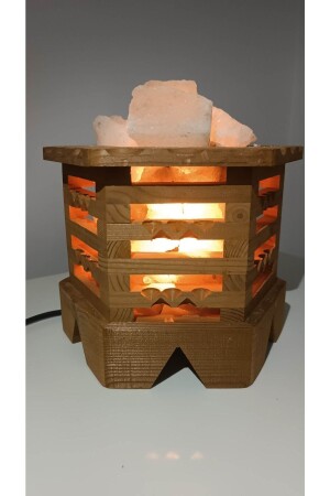 Motif Wooden Case Salt Night Light mtfli - TUZSHOP