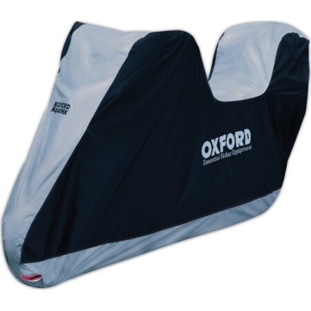 Motorcycle cover with luggage compartment OXFORD AQUATEX L - Oxford