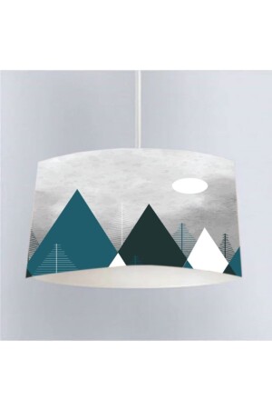 Mountains Watercolor Children's Chandelier EHA20 - EVSEHOMES