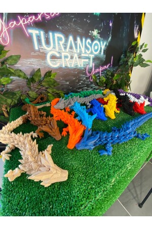 Moving Crystal Dragon (BIG SIZE 52 CM) All Colors (1 PC) TRNSHTRCNSH283 - TuransoyCraft