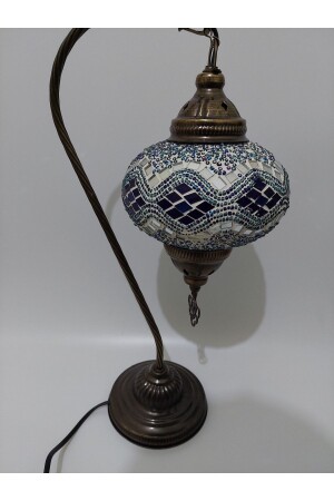 Mozaik Abajur, Baston Masa Lambası, No:üç 18cm turkishlamps56678 - GALATA GIFT