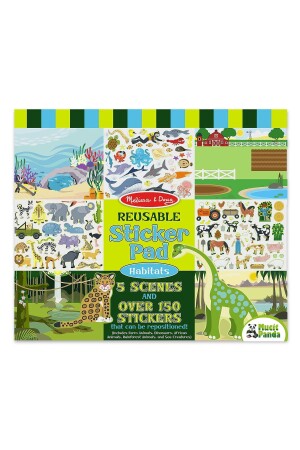 مليسة ودوغ كتاب الملصقات - الحيوانات MP21217 - Melissa & Doug