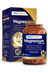 Mrc Natura Magnezyum 250mg Bisglisinat & Sitrat & P5p Vitamin B6 60 Kapsül P5P VITAMIN B6 - MRCNATURA