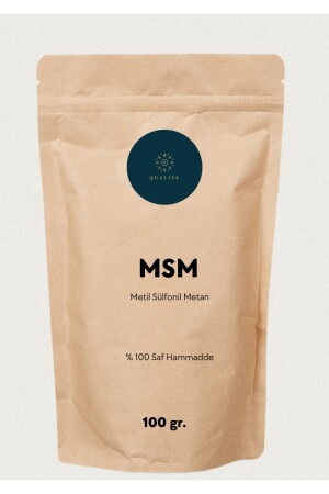 Msm (METHYLSULPHONYLMETHANE) 100% Pure Raw Material 100 gr - Qualiss