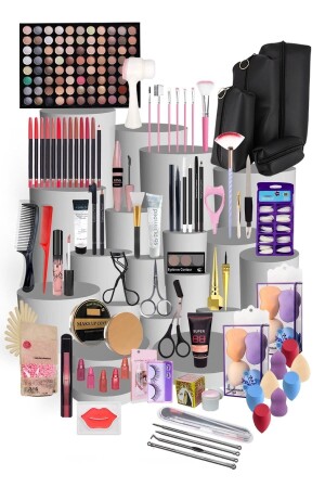 Mt Mega Makeup Set 93 Pieces Dark Skin MTMMSET - Makeuptime