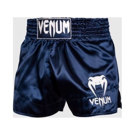 Muay Thai shorts Venum Classic - Navy Blue/White - Venum