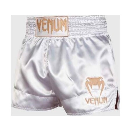 Muay Thai Shorts Venum Classic - White/Gold - Venum