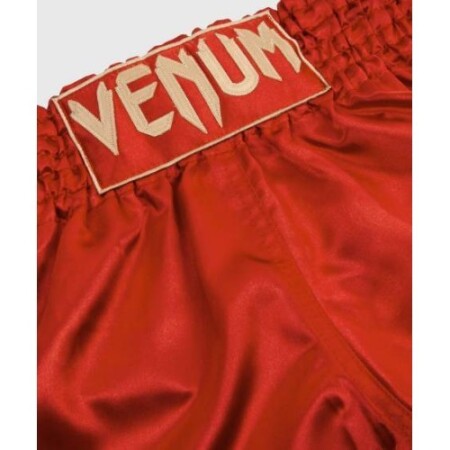 Muay Thai Şortu Venum Classic - Bordo/Altın - Venum
