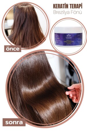 Mucizevi Premium Krem Keratin Terapi - Aylarca Kalıcı Bakım - Ipeksi Ve Düz Saçlar - Brezilya Fönü - - Valentines Professional