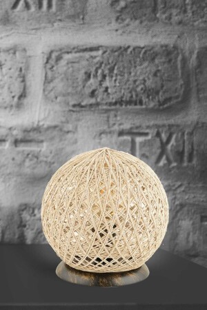 Mudulight Balle Küre Abajur Jüt Ekru Ipaj-56 MDT286 - hmydesign