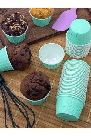 Muffin Cake Mold Pastel Colors 25 Pieces 50x39 - Yusuf Dirik Yd Party Supplies