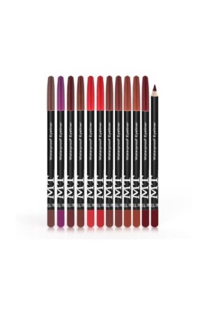 Mujgan 12-Piece Lip Pencil Set No:a Mt - Makeuptime