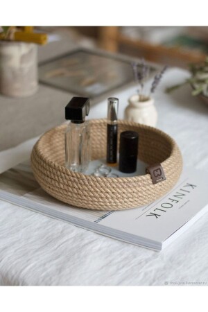 Multi-Purpose Decorative Organizer Basket 25x8 - Karelim Home
