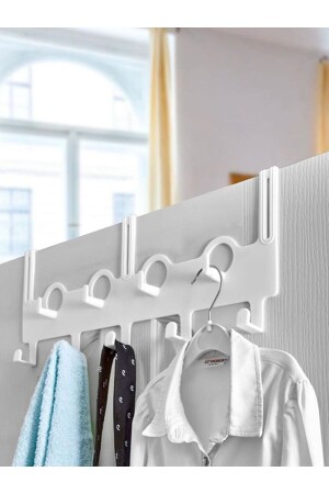 Multi-Purpose Door Back Hanger Hanger Rack with 9 Hooks - Tinsmith