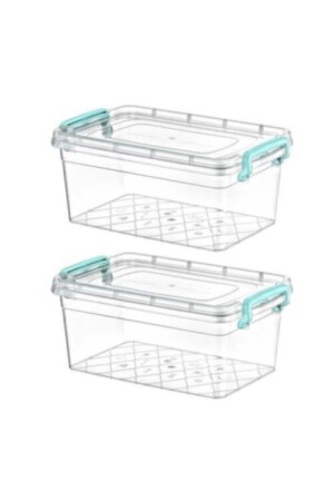 Multi-Purpose Food Storage Container Box with Lid 5. 5 Liters (20 X 31 X 13) 2 Pack Food Supplies5 - Kivi Home