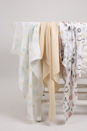 Multi-Purpose Muslin Cover Set of 3 ZTC200 - LUCKKA