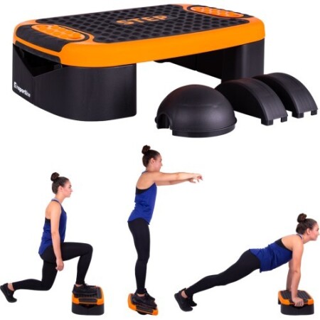 Multifunctional Aerobic Platform inSPORTline Multifun - Black-Orange - inSPORTline