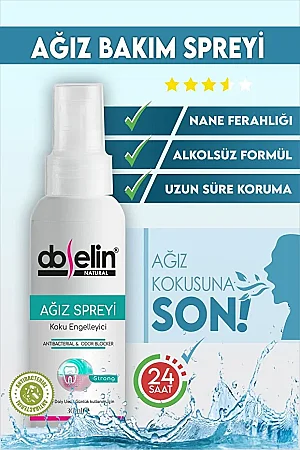 Mundgeruch-Präventionsspray 30 ml (alkoholfrei) - Doselin