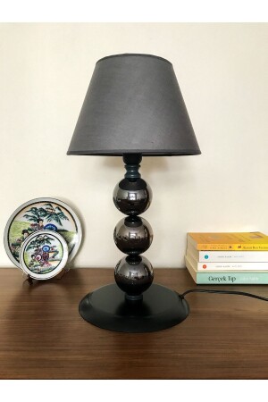 Munis Series 3 Ball Exclusive Smoked Coating Lampshade Lampshade Table Lamp, Decoration, Fabric Head Covering80smoked - asellus