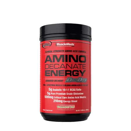 MuscleMeds Amino Decanate Energy (360 g, Strawberry Kiwi) - MuscleMeds