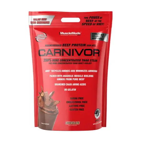 MuscleMeds Carnivor™ 100% Beef Protein (3390 g, Chocolate) - MuscleMeds