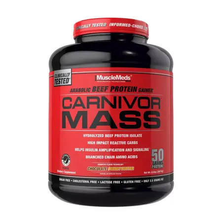 MuscleMeds Carnivor™ Mass 100% Beef Protein Mass Gainer (2674 g, Chocolate Peanut Butter) - MuscleMeds