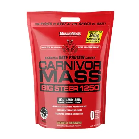 MuscleMeds Carnivor™ Mass Big Steer (6720 g, Vanilla Caramel) - MuscleMeds