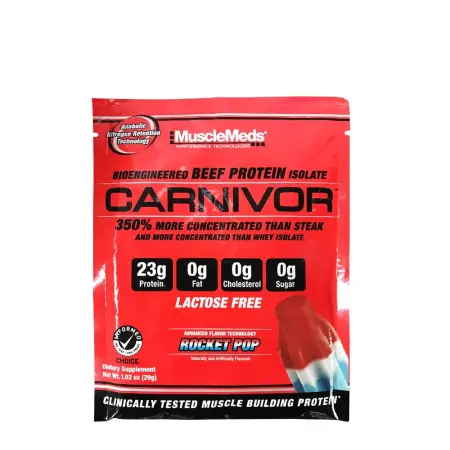 MuscleMeds Carnivor Sample (29 g, Rocket Pop) - MuscleMeds