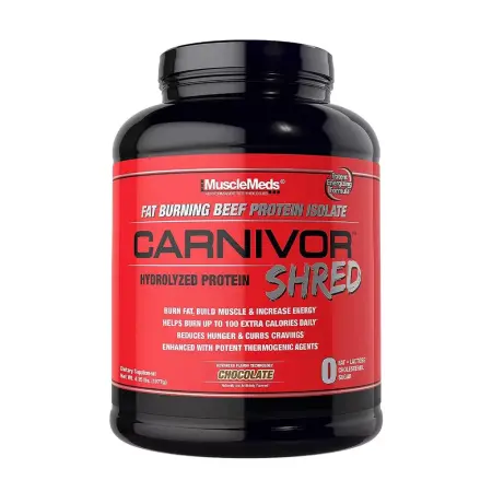 MuscleMeds Carnivor Shred 100% Beef Protein + Fat Burn (1977 g, Chocolate) - MuscleMeds