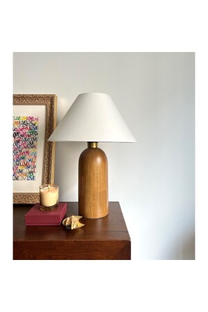 Mushroom Wooden Lampshade with Modern Headboard 0003TML - giran maye