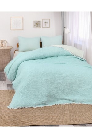 Muslin Bedspread King Size - Natural