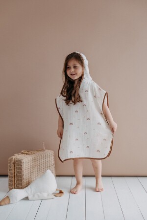 Muslin Poncho Boho Rainbow - Tba Collection